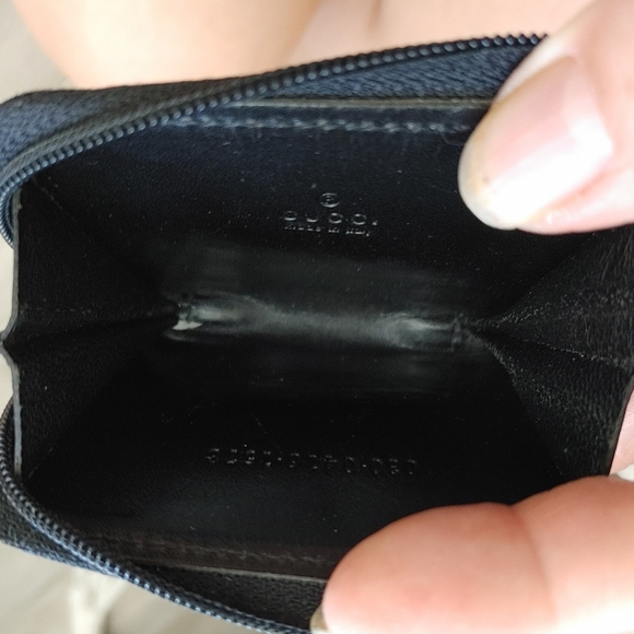Gucci Black GG Canvas Coin Pouch. - Picture 5 of 14